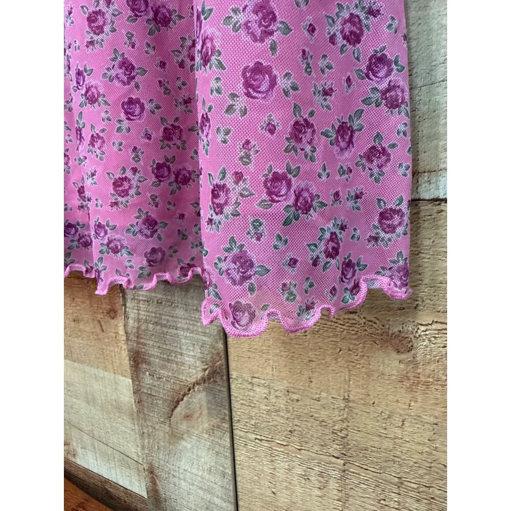 Urban Outfitters Elodie Printed Mini Babydoll Dress M - Picture 4 of 6